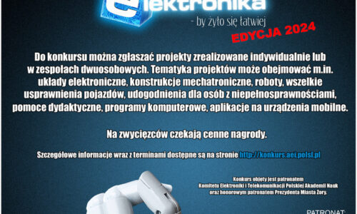 Plakat "Elektronika - by żyło się łatwiej"