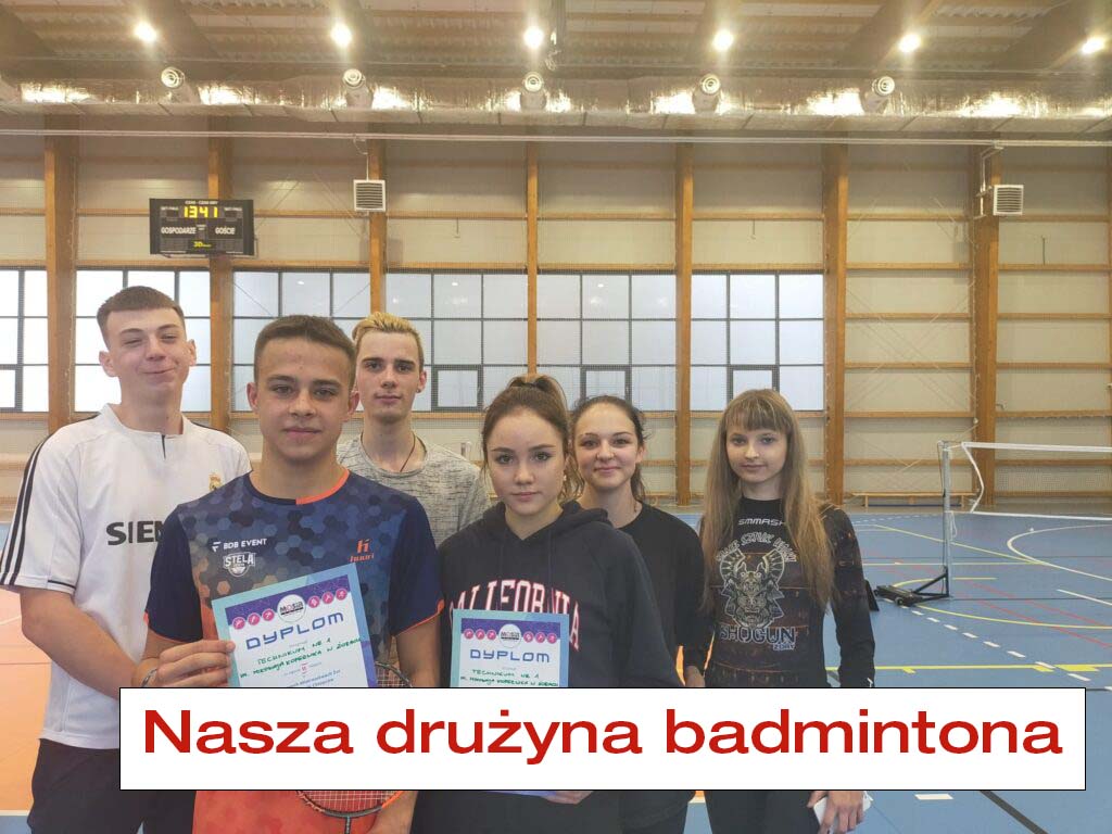 Nasza drużyna badmintona