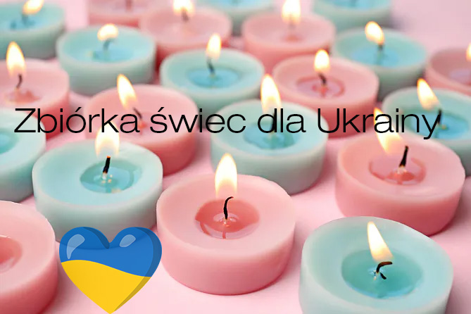 Zbiórka świec dla Ukrainy