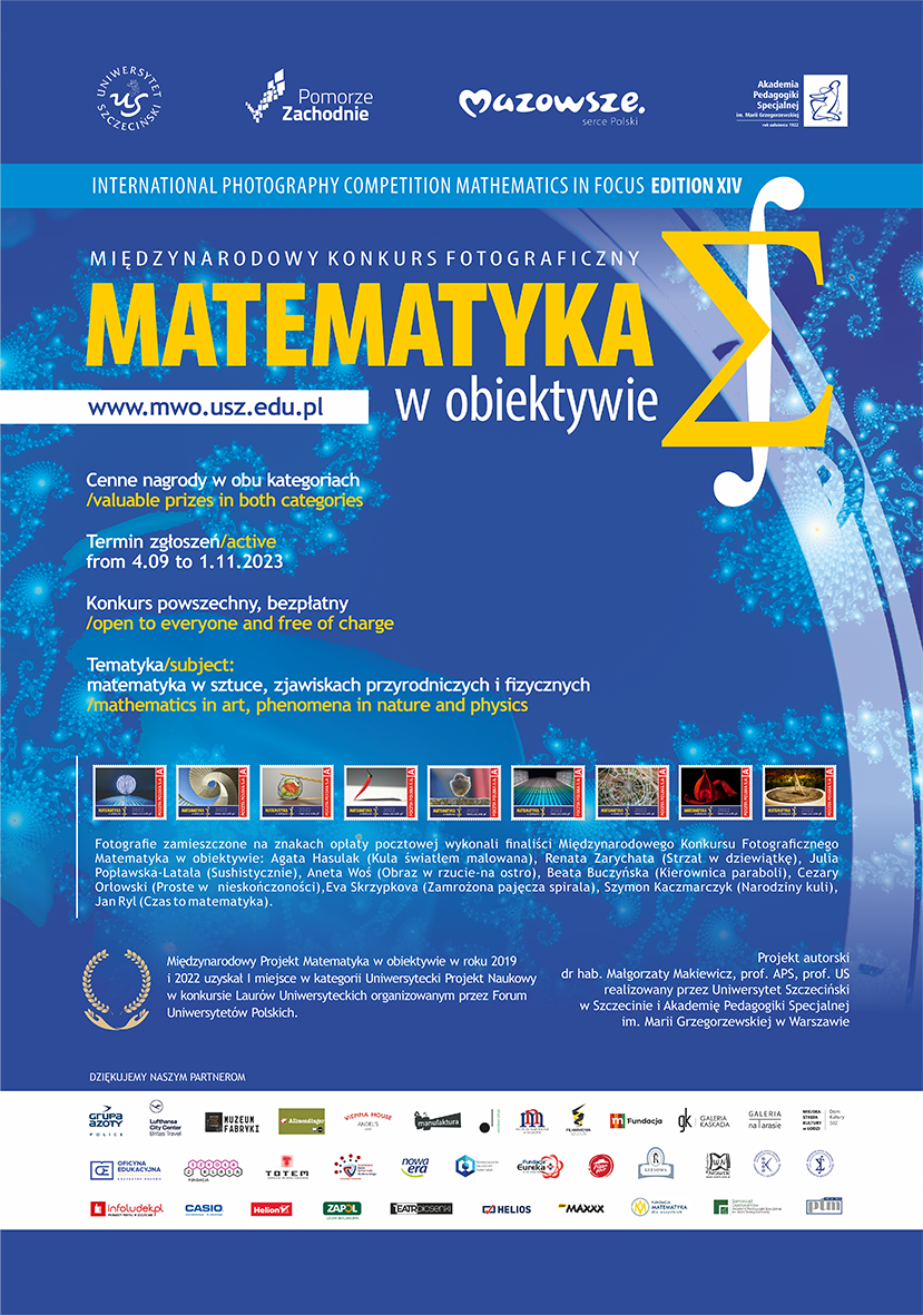 Plakat "Matematyka w obiektywie"