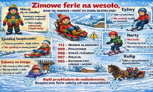 Bezpieczne ferie zimowe