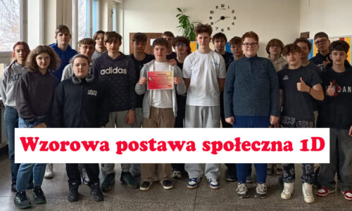 Wzorowa postawa społeczna 1D
